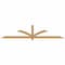 Ekena Millwork Redmond Smooth Timber Gable Bracket, Western Red Cedar, 108"W x 22"H x 1 1/2"D x 3 1/2"F, 5/12 Pitch GBW108X22X0204RED00SWR - alternate 1